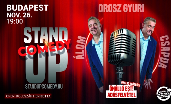 Orosz Gyuri: Álomcsapda - utolsó előadás - ADÁSFELVÉTEL - BUDAPEST  | OroszGyuri.hu